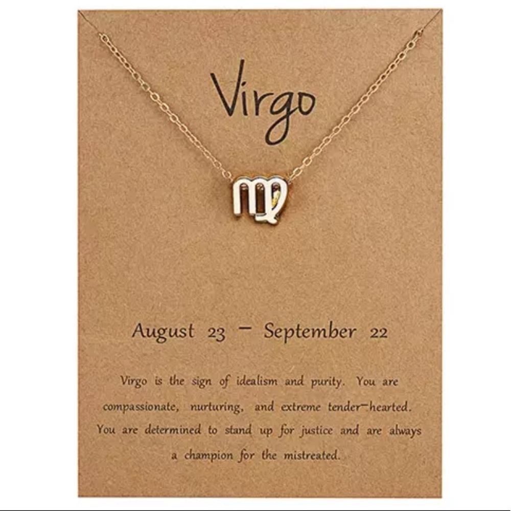 Astrology Necklace ( Virgo )
